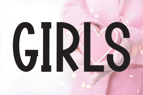 Girls: A Playful Font for Energetic Visual Design
