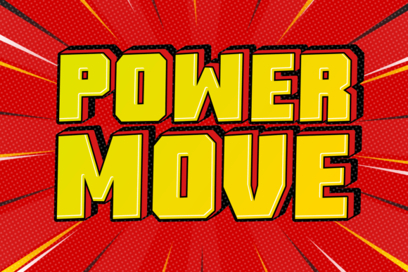 Power Move: The Bold Typography for Impactful Design