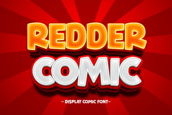 Redder Comic: Injecting Playful Energy into Modern Design