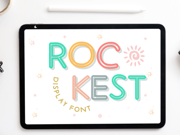 Rocket: The Joyful Display Font for Standout Designs