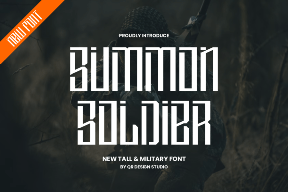 Summon Soldier: A Quirky Font for Creative Projects